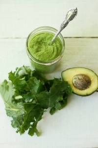 Raw Kale Avocado Pesto